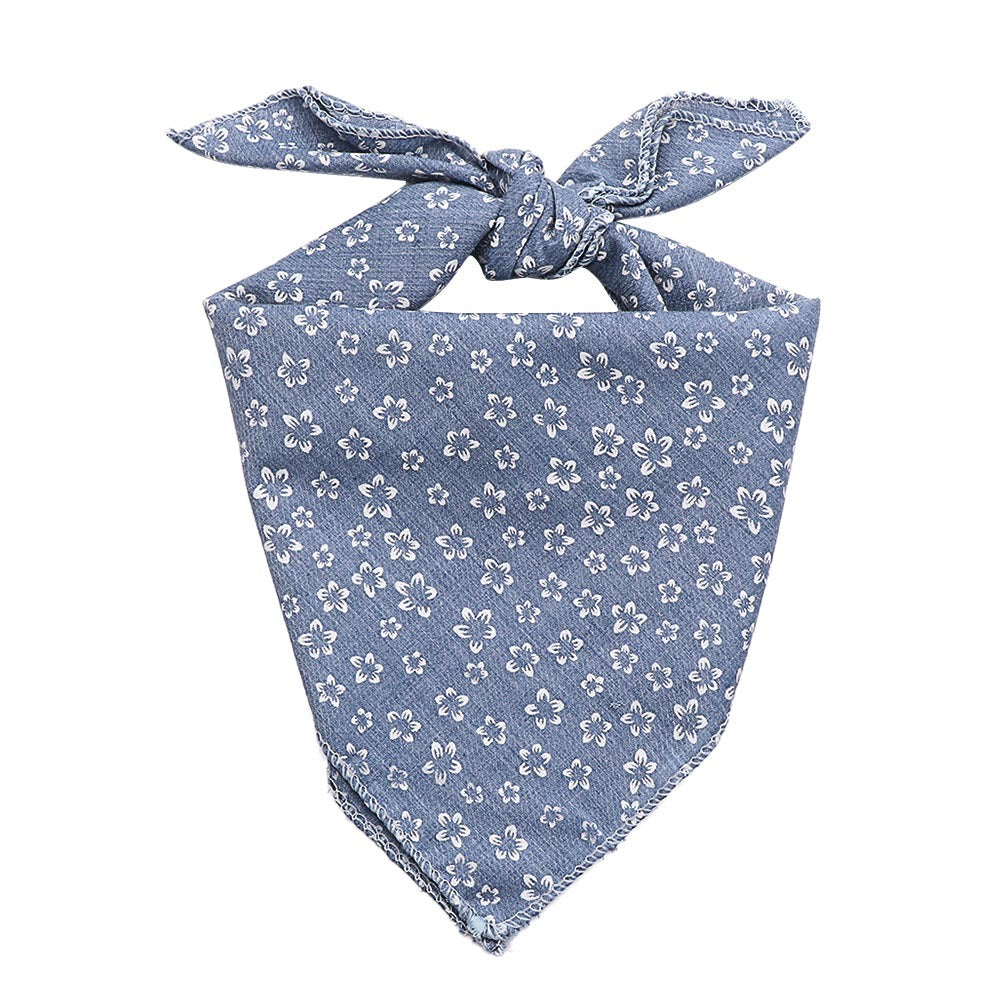 Landypaw V3 🐾 | Blue Flower Bandana - Landypaw v2 Edition