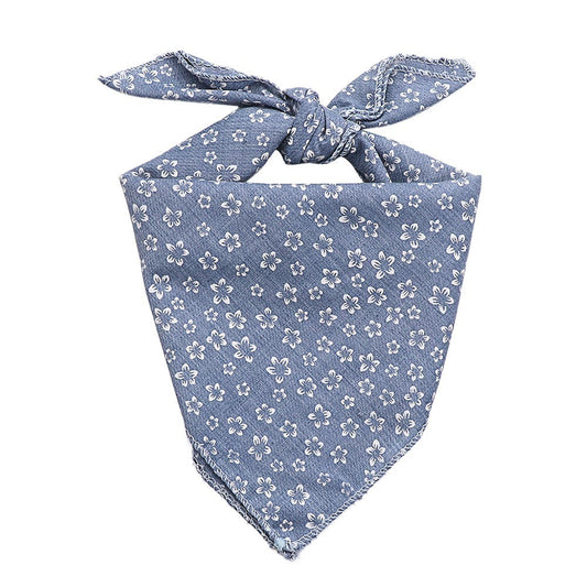 Landypaw V3 🐾 | Blue Flower Bandana - Landypaw v2 Edition