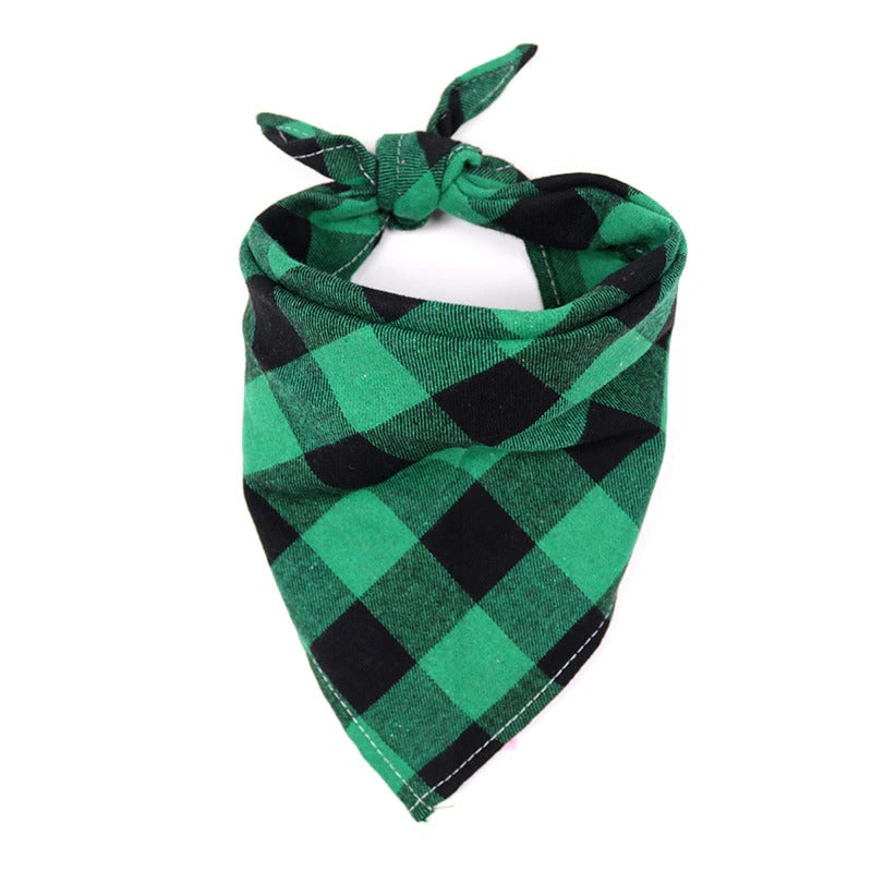 Landypaw V3 🐾 | Green Plaid Bandana - Landypaw v2 Edition
