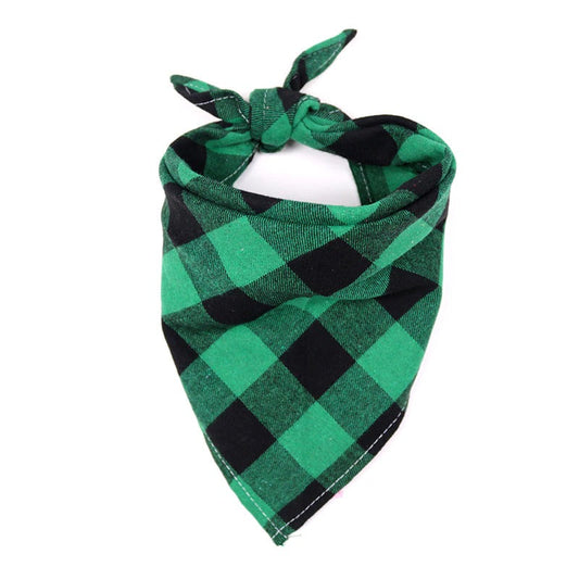 Landypaw V3 🐾 | Green Plaid Bandana - Landypaw v2 Edition