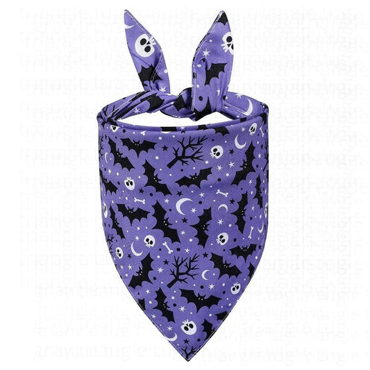 Landypaw V3 🐾 | Purple Bats Bandana - Landypaw v2 Edition